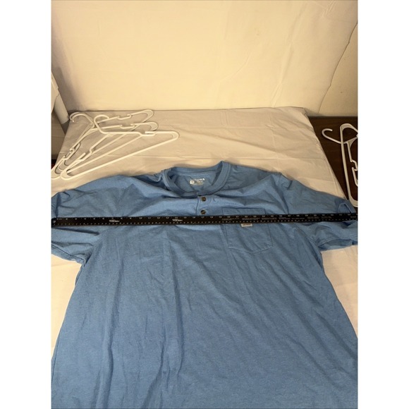 Carhartt Button At The Neck Tee XXL Nice Shirt - Picture 10 of 16
